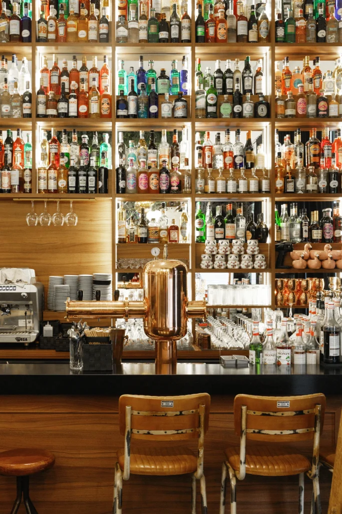 Bar du restaurant italien GIGI à Valence